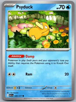 Psyduck 039/217 Common Ascended Heroes Pokemon Near Mint - Image 1