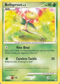 Pokemon Card - Bellsprout - (85/146 - Legends Awakened) - Image 1