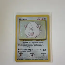 Wizards of the Coast Pokemon TCG Chansey 003/102 Base Set EN Holo - Image 1