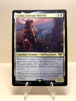 Lotho, Corrupt Shirriff 0213 - Rare - LOTR: Tales of Middle Earth - Image 1