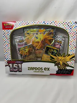 Pokemon 151 Scarlet & Violet Zapdos Ex Collection Box - Image 1