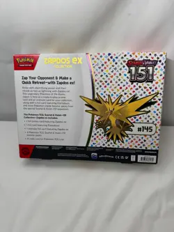 Pokemon 151 Scarlet & Violet Zapdos Ex Collection Box - Image 2