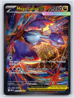 Mega Latias ex 181/132 Special Illustration Rare Mega Evolution Pokemon Holo NM - Image 1