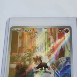 Pokemon Litleo 139/132 ME01 Mega Evolution IR Holo Full Art Basic 70 HP EN - Image 2