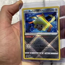 Pokemon Radiant Jirachi 120/195 Swsh12: Sword & Shield - Silver Tempest Holo NM - Image 1