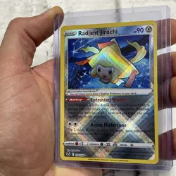 Pokemon Radiant Jirachi 120/195 Swsh12: Sword & Shield - Silver Tempest Holo NM - Image 2