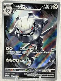Pokemon TCG Steelix 150/132 Illustration Rare, Mega Evolution - Image 1
