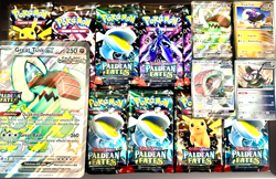 36x Pokemon TCG Paldean Fates (ENG) Factory-Sealed Booster Packs | WITH PROMOS! - Image 1