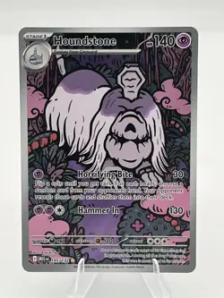 Houndstone 145/132 Illustration Rare Mega Evolution Pokemon Holo Near Mint - Image 1