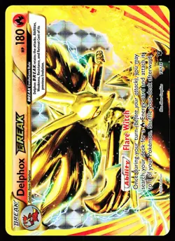 Delphox BREAK 14/124 BREAK Rare Fates Collide Pokemon Near Mint - Image 1
