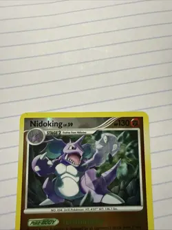 Nidoking 29/111 Rising Rivals Reverse Holo NM Pokemon Card - Image 3