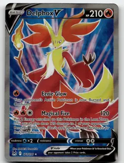 DELPHOX V 173/196 ULTRA RARE LOST ORIGIN POKEMON NEAR MINT - Image 2