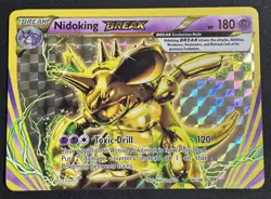 Nidoking BREAK 46/108 Evolutions Holo BREAK 180 HP English Pokemon TCG - Image 1