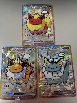 Eveeloutions x3 2026 - NON TCG / FAN ART JAPANESE POKEMON ARTWORK Jolteon - Image 1