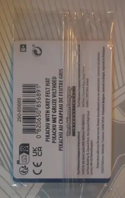 Pokemon x Van Gogh #085 Pikachu With Grey Felt Hat SEALED PROMO - Image 3