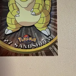 Sandshrew Topps Chrome Holo #27 Pokemon Card TV 2000 - HP - Image 3