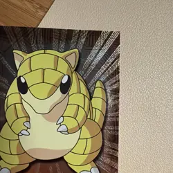 Sandshrew Topps Chrome Holo #27 Pokemon Card TV 2000 - HP - Image 4