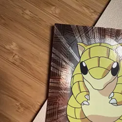 Sandshrew Topps Chrome Holo #27 Pokemon Card TV 2000 - HP - Image 5