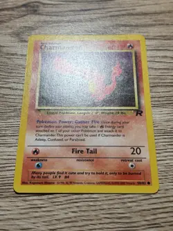 Pokemon TCG Charmander 50/82 Team Rocket 1999 40 HP Common Unlimited EN - Image 2