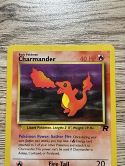 Pokemon TCG Charmander 50/82 Team Rocket 1999 40 HP Common Unlimited EN - Image 4