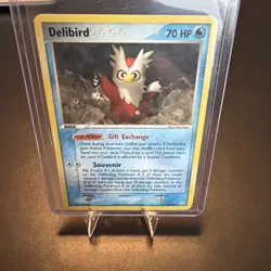 💥 Pokemon Card EX Team Rocket Returns Delibird 21/109 Rare - Non Holo 2004 - Image 1