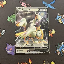 Metal Arceus V 122/172 NM -Ultra Rare Pokemon Card- Ultra Premium Promo (9q) - Image 1