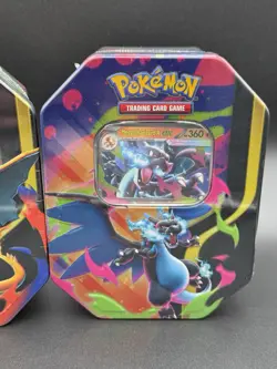 Pokemon TCG Mega Charizard X ex & Mega Charizard Y ex 2-Tin Set SEALED EN - Image 3