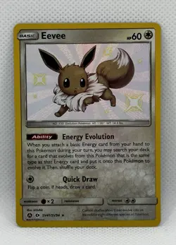 Pokemon Eevee TCG SV41/SV94 Hidden Fates Shiny Vault Holo Rare NM/Mint Condition - Image 1