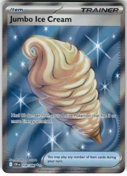 Jumbo Ice Cream 109/086 Ultra Rare Chaos Rising Pokemon Holo Near Mint - Image 1