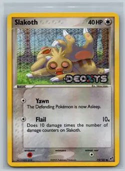 Slakoth 73/107 EX Deoxys Holo Stamped - Image 1