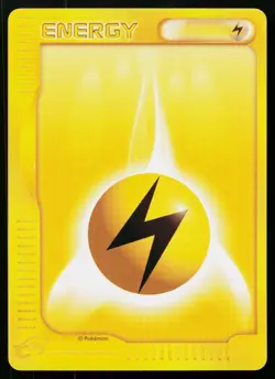 Lightning Energy E Series Pokemon Japanese Near Mint - Image 1