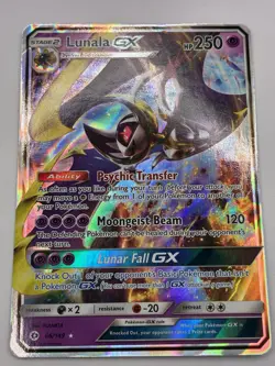 Lunala GX 66/149 Sm Base Set Holo Ultra Rare Pokemon TCG - NM - Image 1