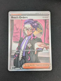 Boss’s Orders 256/217 Ultra Rare Full Art Pokemon Ascended Heroes NM+ - Image 1