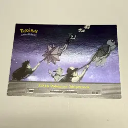 2000 Topps Pokemon TV #EP16 Pokemon Shipwreck Holo Foil LP - Image 1
