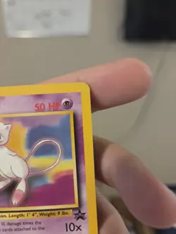 MEW # 8 Black Star Promo Pokemon League Card - Image 4