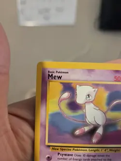 MEW # 8 Black Star Promo Pokemon League Card - Image 5