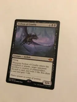 Archon of Cruelty : MtG NM English Modern Horizons 2; Mythic flyer 6/6 creature - Image 2