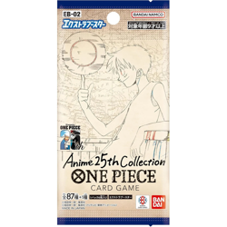 One Piece TCG Japanese Anime 25th Collection (EB02) Booster Pack - Sealed - Image 1