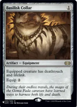 MTG Basilisk Collar (2XM) Normal NM The List Reprints Magic 233/332 - Image 1