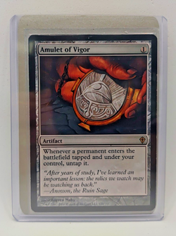 Amulet of Vigor Worldwake Rare #121 2010 - Image 1