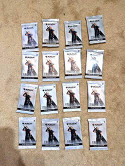 Lot of 16 Magic The Gathering Final Fantasy Play Boosters MTG FF - Image 1