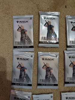 Lot of 16 Magic The Gathering Final Fantasy Play Boosters MTG FF - Image 2