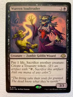 MTG 1x Warren Soultrader # 110 Modern Horizons 3 Magic the Gathering Card x1 NM - Image 1