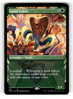 Lotus Cobra (Showcase) Zendikar Rising 307 LP - Image 1