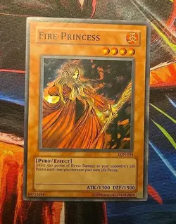 Yu-Gi-Oh! Fire Princess LON-034 Labyrinth of Nightmare Unlimited Vinatge Card💎 - Image 1