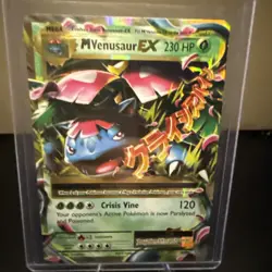 Pokemon M Venusaur EX TCG Ultra Rare Holo Card 2/146 XY Base Set MP - Image 1