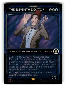 The Eleventh Doctor (Showcase) (Surge Foil) Universes Beyond: Doctor Who 1153 NM - Image 1