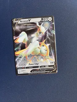 🔥 Pokemon TCG 🔥 Arceus V 122/172 Metal Promo Card from Arceus UPC ✈🚀 - Image 1