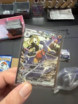 Pokemon TCG Cynthia's Garchomp EX Destined Rivals Card 232/182 - Image 1