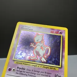 Mewtwo - 10/102 - Pokemon Base Set Unlimited Holo Rare Card WOTC LP - Image 3